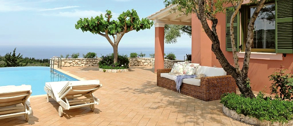 Sunken patio tile repairs in North Cyprus