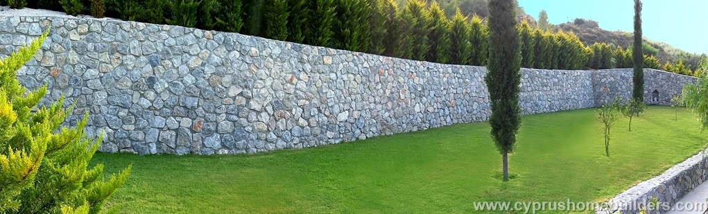 Build a stone wall in North Cyprus