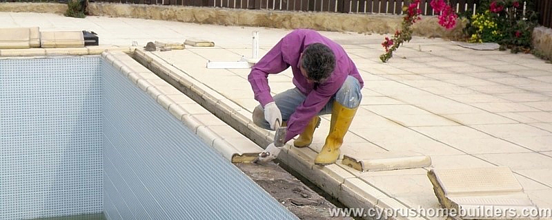 Swimming pool repairs in North Cyprus